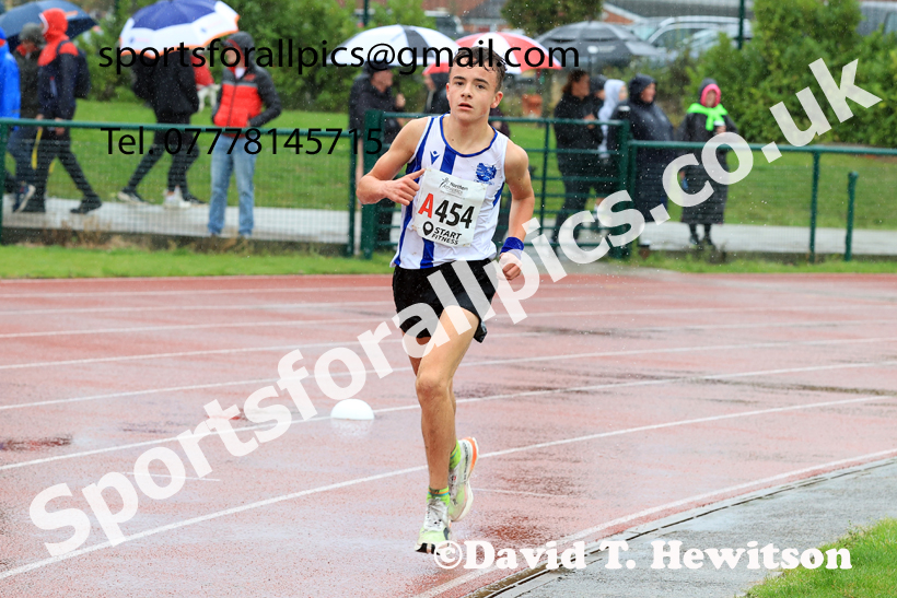 BBoys Under-15s 2025 Northern Athletics Autumn Road Relays, Leigh, Lancashire. Photo: David T. Hewitson/Sports for All Pics